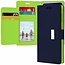 Case for iPhone 12 Pro Max Case - Flip Cover - Goospery Rich Diary - Blue