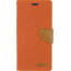 Case for Samsung Galaxy S21 Plus - Mercury Canvas Diary Case - Flip Cover - Orange