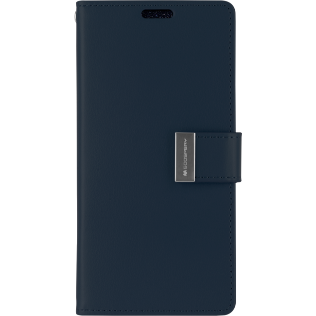 Case for Samsung Galaxy Note 20 Case - Flip Cover - Goospery Rich Diary - Blue