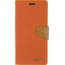 Case for Samsung Galaxy S21 Ultra - Mercury Canvas Diary Case - Flip Cover - Orange