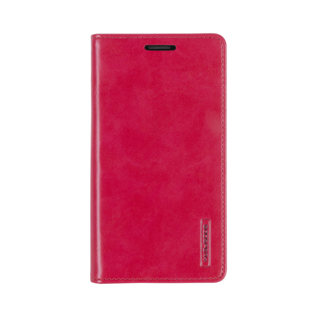 iPhone 12 / 12 Pro Hoesje - Blue Moon Flip Case - Met pasjeshouder - Rood