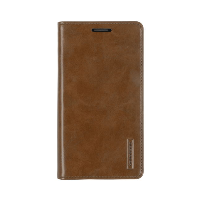 Case for Samsung Galaxy S21 - Blue Moon Flip Case - With card holder - Brown