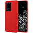 Case for  Samsung Galaxy S20 Ultra - Soft Feeling Case - Back Cover - Red