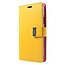 Samsung Galaxy Note 20 Hoesje - Goospery Rich Diary Case - Hoesje met Pasjeshouder - Geel