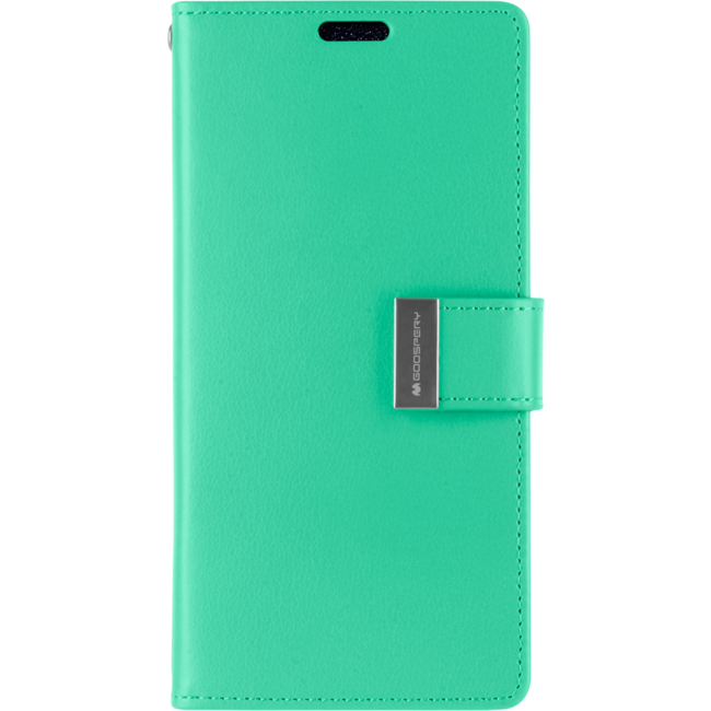 Case for Samsung Galaxy S21 Ultra Case - Flip Cover - Goospery Rich Diary - Turquoise