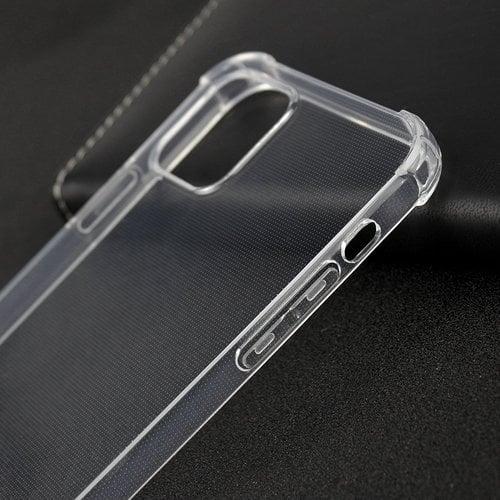 Case2go Apple iPhone 12 Pro Max Hoesje - Clear Soft Case - Siliconen Back Cover - Shock Proof TPU - Transparant