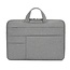 Laptoptas 13 inch - Laptophoes Met Extra Vakken - Laptop Sleeve met Handvat - Spatwaterdichte tas - Grijs