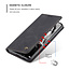 CaseMe - Case for Xiaomi Mi 11 - PU Leather Wallet Case Card Slot Kickstand Magnetic Closure - Black