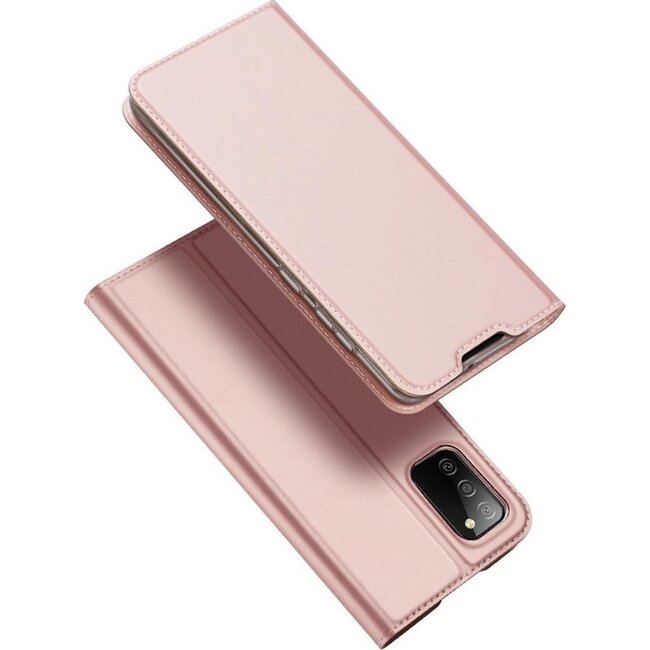 Samsung Galaxy A02s Hoesje - Dux Ducis Skin Pro Book Case - Rose Goud