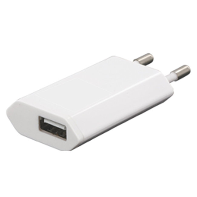 LMP - Universal Charger- Adapter up to 5 Watt - Suitable for iPhone and iPod - EU plug - White