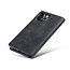 CaseMe - iPhone 12 Pro hoesje - Wallet Book Case - Magneetsluiting - Zwart