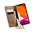 CaseMe - Case for iPhone 12 Pro - PU Leather Wallet Case Card Slot Kickstand Magnetic Closure - Brown