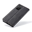 CaseMe - Case for Samsung Galaxy Note 20 - PU Leather Wallet Case Card Slot Kickstand Magnetic Closure - Black