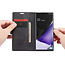 CaseMe - Samsung Galaxy Note 20 Ultra hoesje - Wallet Book Case - Magneetsluiting - Zwart