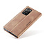 CaseMe - Case for Samsung Galaxy Note 20 Ultra - PU Leather Wallet Case Card Slot Kickstand Magnetic Closure - Brown