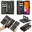 CaseMe - iPhone 12 Mini hoesje - 2 in 1 Wallet Book Case - Zwart