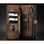 CaseMe - Case for iPhone 12 / 12 Pro - Wallet Case with Card Holder, Magnetic Detachable Cover - Brown