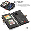 CaseMe - Case for Samsung Galaxy Note 20 - Wallet Case with Card Holder, Magnetic Detachable Cover - Black