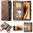 CaseMe - Case for Samsung Galaxy Note 20 - Wallet Case with Card Holder, Magnetic Detachable Cover - Brown
