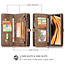 CaseMe - Case for Samsung Galaxy Note 20 - Wallet Case with Card Holder, Magnetic Detachable Cover - Brown