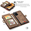 CaseMe - Case for Samsung Galaxy Note 20 - Wallet Case with Card Holder, Magnetic Detachable Cover - Brown