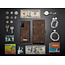 CaseMe - Case for Samsung Galaxy Note 20 - Wallet Case with Card Holder, Magnetic Detachable Cover - Brown