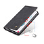 CaseMe - Case for Samsung Galaxy S21 - PU Leather Wallet Case Card Slot Kickstand Magnetic Closure - Black