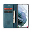 CaseMe - Samsung Galaxy S21 Plus Hoesje - Wallet Book Case - Magneetsluiting - Blauw