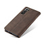 CaseMe - Samsung Galaxy S21 Plus Hoesje - Wallet Book Case - Magneetsluiting - Donker Bruin