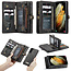 CaseMe - Case for Samsung Galaxy S21 - Wallet Case with Card Holder, Magnetic Detachable Cover - Black