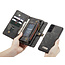 CaseMe - Case for Samsung Galaxy S21 - Wallet Case with Card Holder, Magnetic Detachable Cover - Black