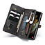 CaseMe - Case for Samsung Galaxy S21 - Wallet Case with Card Holder, Magnetic Detachable Cover - Black