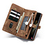 CaseMe - Case for Samsung Galaxy S21 Plus - Wallet Case with Card Holder, Magnetic Detachable Cover - Brown