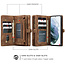 CaseMe - Case for Samsung Galaxy S21 Ultra - Wallet Case with Card Holder, Magnetic Detachable Cover - Brown