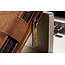 CaseMe - Case for Samsung Galaxy S21 - Wallet Case with Cardslots and Detachable Flip Zipper Case - Brown