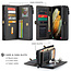 CaseMe - Samsung Galaxy S21 Hoesje - Back Cover en Wallet Book Case - Multifunctioneel - Zwart