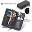 CaseMe - Samsung Galaxy S21 Case - Back Cover and Wallet Book Case - Multifunctional - Black