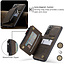 CaseMe - Samsung Galaxy S21 Case - Back Cover - with RFID Cardholder - Dark Brown
