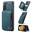 CaseMe - Samsung Galaxy S21 Hoesje - Back Cover - met RFID Pasjeshouder - Blauw