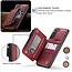 CaseMe - Samsung Galaxy S21 Case - Back Cover - with RFID Cardholder - Red