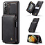 CaseMe - Samsung Galaxy S21 Plus Hoesje - Back Cover - met RFID Pasjeshouder - Zwart