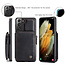 CaseMe - Samsung Galaxy S21 Plus Case - Back Cover - with RFID Cardholder - Black