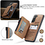 CaseMe - Samsung Galaxy S21 Plus Case - Back Cover - with RFID Cardholder - Light Brown