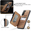 CaseMe - Samsung Galaxy S21 Plus Hoesje - Back Cover - met RFID Pasjeshouder - Licht Bruin