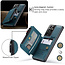 CaseMe - Samsung Galaxy S21 Ultra Case - Back Cover - with RFID Cardholder - Blue