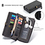 CaseMe - Samsung Galaxy S21 Ultra Case - Back Cover and Wallet Book Case - Multifunctional - Black
