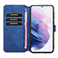 CaseMe - Samsung Galaxy S21 Case - with Magnetic closure - Leather Book Case - Blue