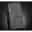 CaseMe - Samsung Galaxy S21 Ultra Hoesje - Met Magnetische Sluiting - Ming Serie - Leren Book Case - Grijs