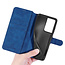CaseMe - Samsung Galaxy S21 Ultra Case - with Magnetic closure - Leather Book Case - Blue