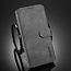 CaseMe - Samsung Galaxy S20 FE Case - with Magnetic closure - Leather Book Case - Grey